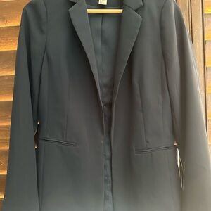 H&M Classic Navy Blazer in size 6 (small / medium)